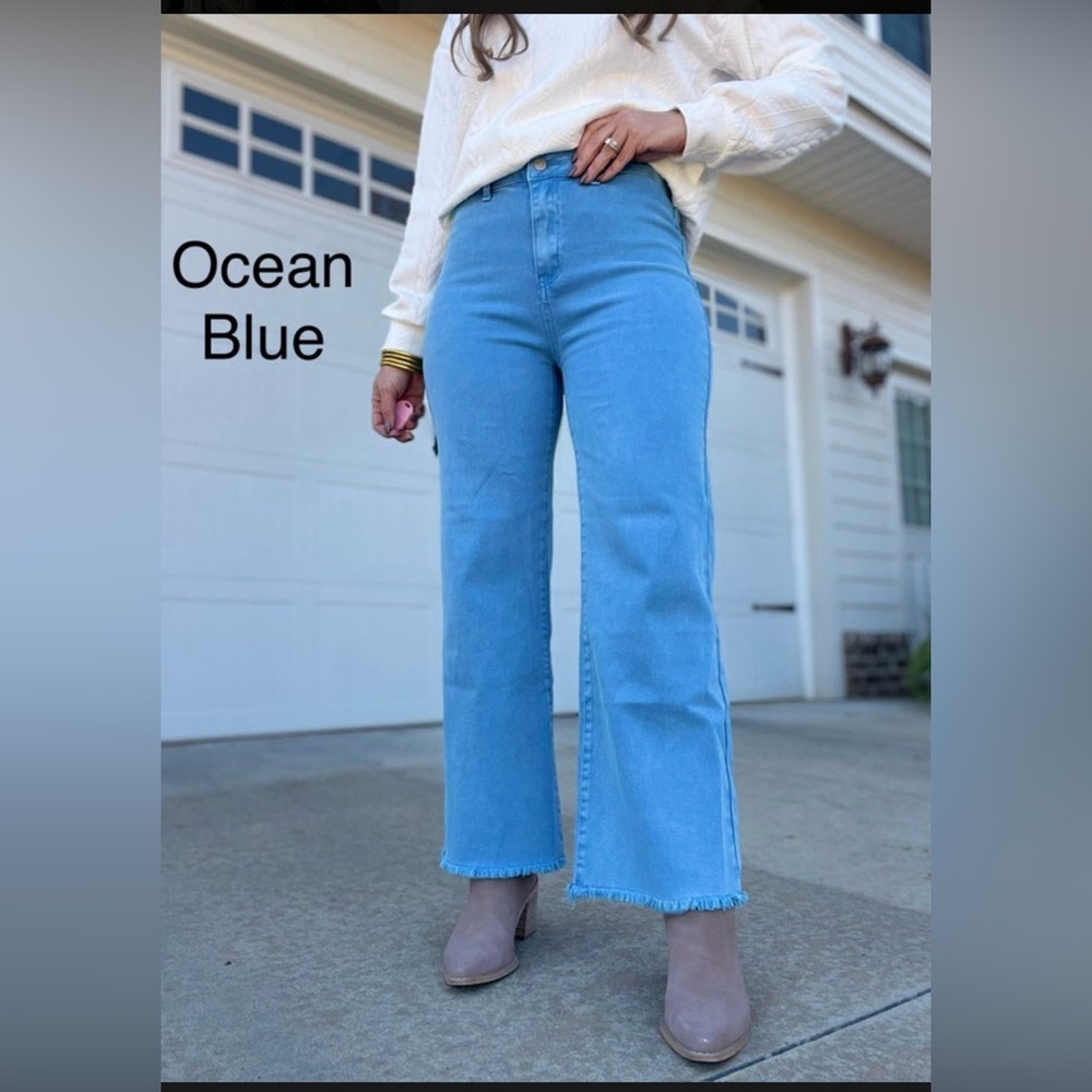 Zenana Acid wash bootcut jeans